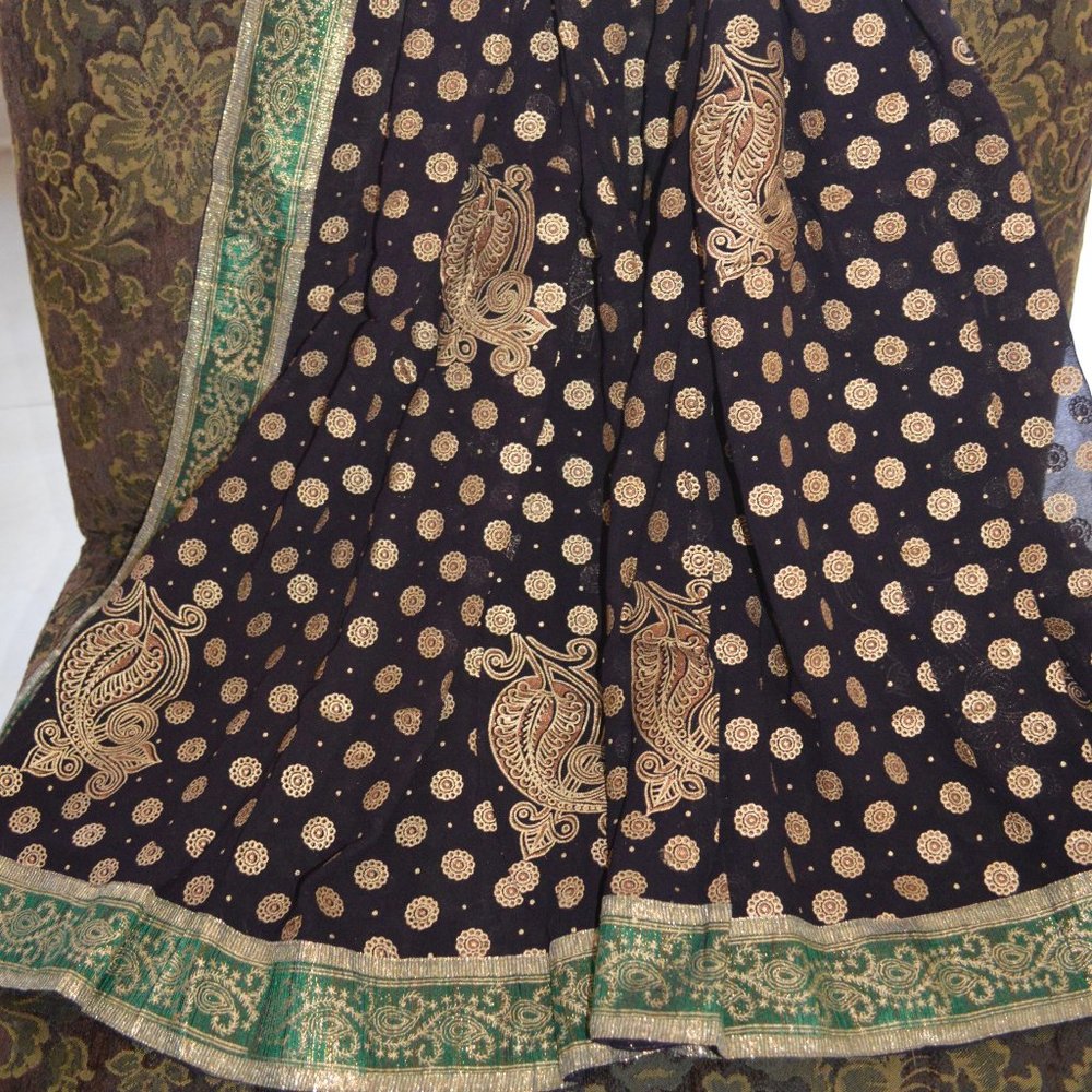 New, GORGEOUS WEDDING GRAND FANCY SARI ETHNIC INDIA , Video added